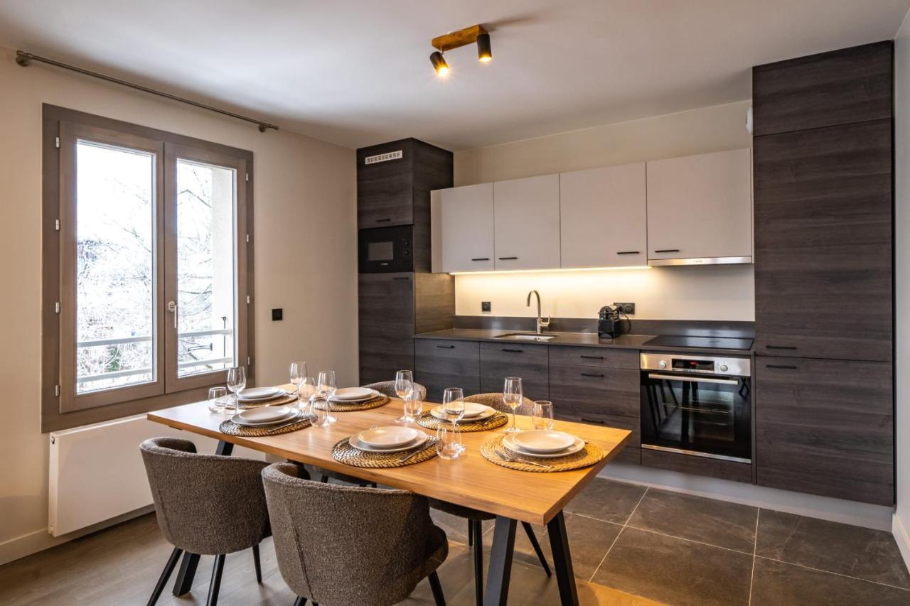 Perle Blanche - Brand New 2 Bedroom Apartment Perfectly Located 샤모니 외부 사진