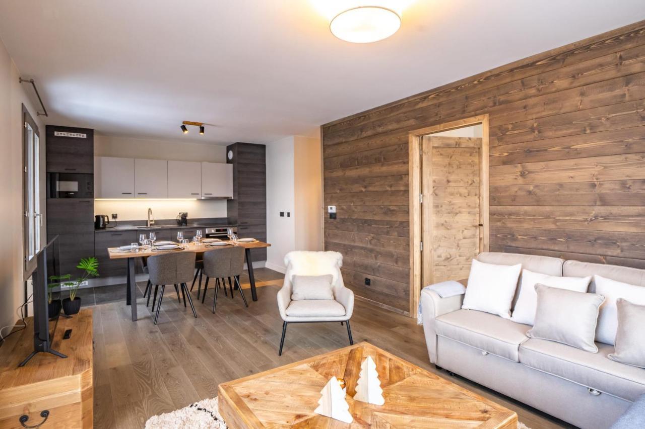 Perle Blanche - Brand New 2 Bedroom Apartment Perfectly Located 샤모니 외부 사진