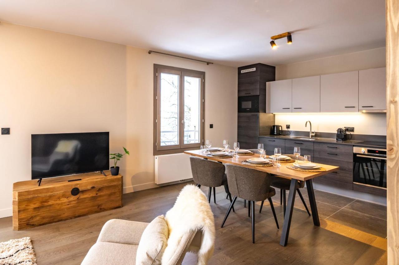 Perle Blanche - Brand New 2 Bedroom Apartment Perfectly Located 샤모니 외부 사진